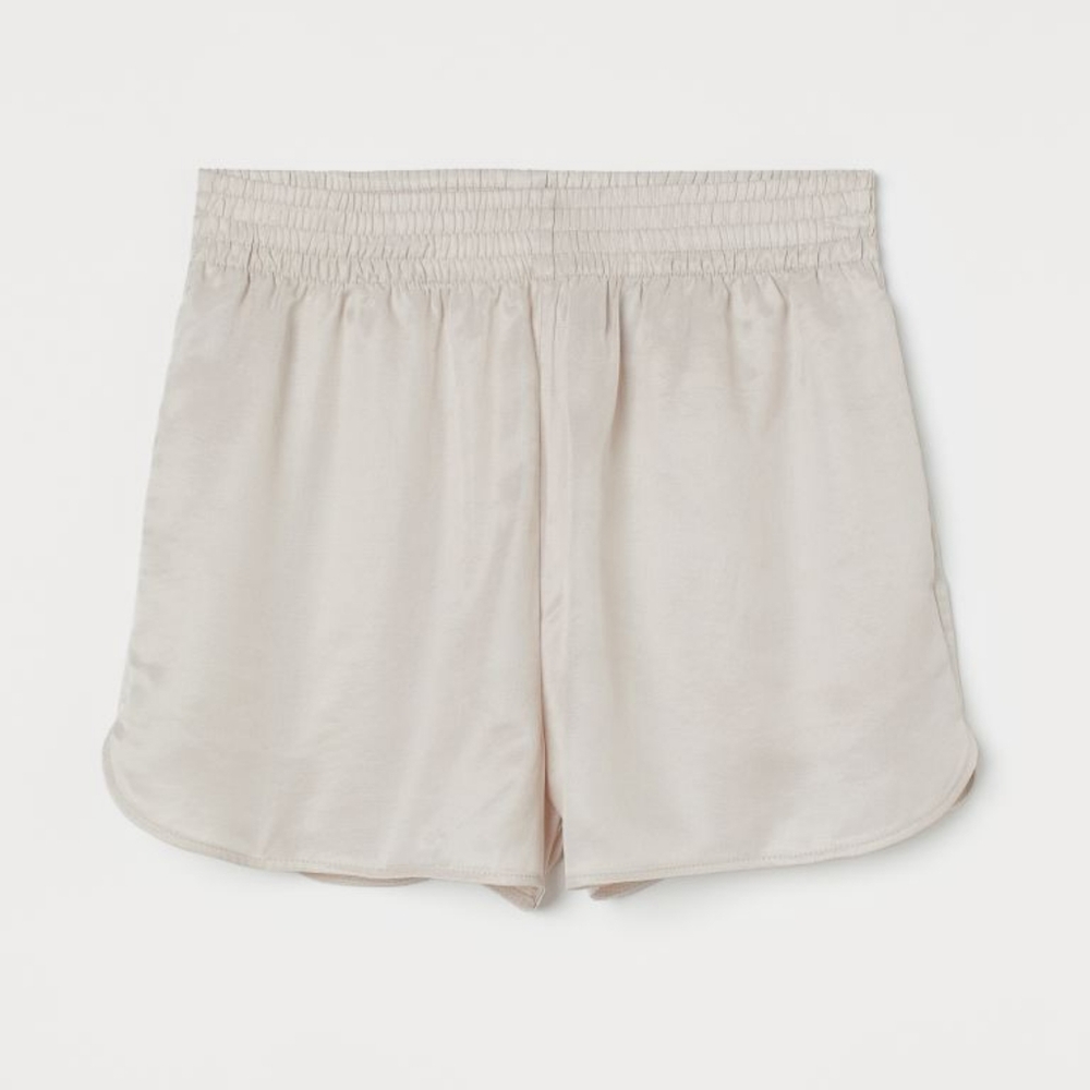 H&M Pull-on Shorts - Light Beige - Small